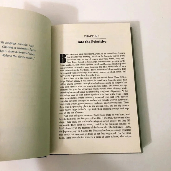Vtg 1985 The Call Of The Wild White Fang Jack London Readers  Digest Book - Picture 8 of 16
